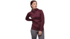 Black Diamond -Black Diamond opplanet black diamond coefficient fleece hoody womens blackberry small ap7440215016sml1 main