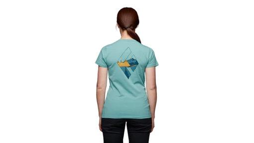 Black Diamond Desert To Mountain Short Sleeve Tee - Women's -Black Diamond opplanet black diamond desert to mountain short sleeve tee womens coastal blue extra large ap7302364054xlg1 av 2