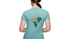 Black Diamond Desert To Mountain Short Sleeve Tee - Women's -Black Diamond opplanet black diamond desert to mountain short sleeve tee womens coastal blue extra large ap7302364054xlg1 av 3