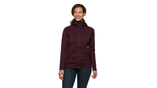 Black Diamond Factor Hoody - Women's -Black Diamond opplanet black diamond factor hoody womens bordeaux extra large ap7440806018xlg1 av 1