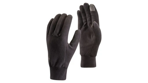 Black Diamond LightWeight Fleece Glove -Black Diamond opplanet black diamond lightweight fleece glove unisex black extra small bd801040blakxs 1 main