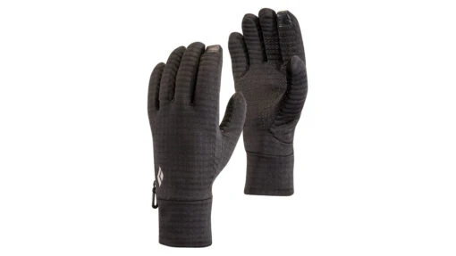 Black Diamond LightWeight GridTech Glove -Black Diamond opplanet black diamond lightweight gridtech gloves black extra small bd801033blakxs 1 main