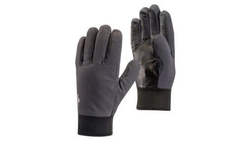 Black Diamond MidWeight Softshell Glove -Black Diamond opplanet black diamond midweight softshell glove unisex smoke extra small bd801041smokxs 1 main