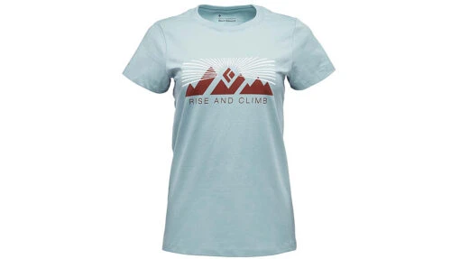 Black Diamond Short Sleeve Rise And Climb Tee - Women's -Black Diamond opplanet black diamond short sleeve rise and climb tee womens blue ash extra small apr7ps4006xsm1 main