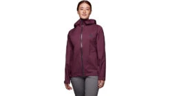 Black Diamond StormLine Stretch Rain Shell - Women's -Black Diamond opplanet black diamond stormline stretch rain shell womens blackberry small apm6975016sml1 av 1