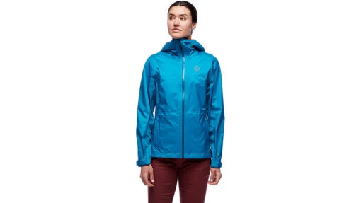 Black Diamond Treeline Rain Shell - Women's -Black Diamond opplanet black diamond treeline rain shell womens azul small ap7450094004sml1 main