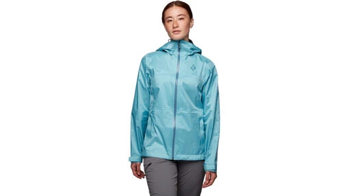 Black Diamond Treeline Rain Shell - Women's -Black Diamond opplanet black diamond treeline rain shell womens coastal blue small ap7450094054sml1 av 1